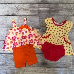 (20% OFF 4+)A58 Healthtex 2pk infant girls outfits